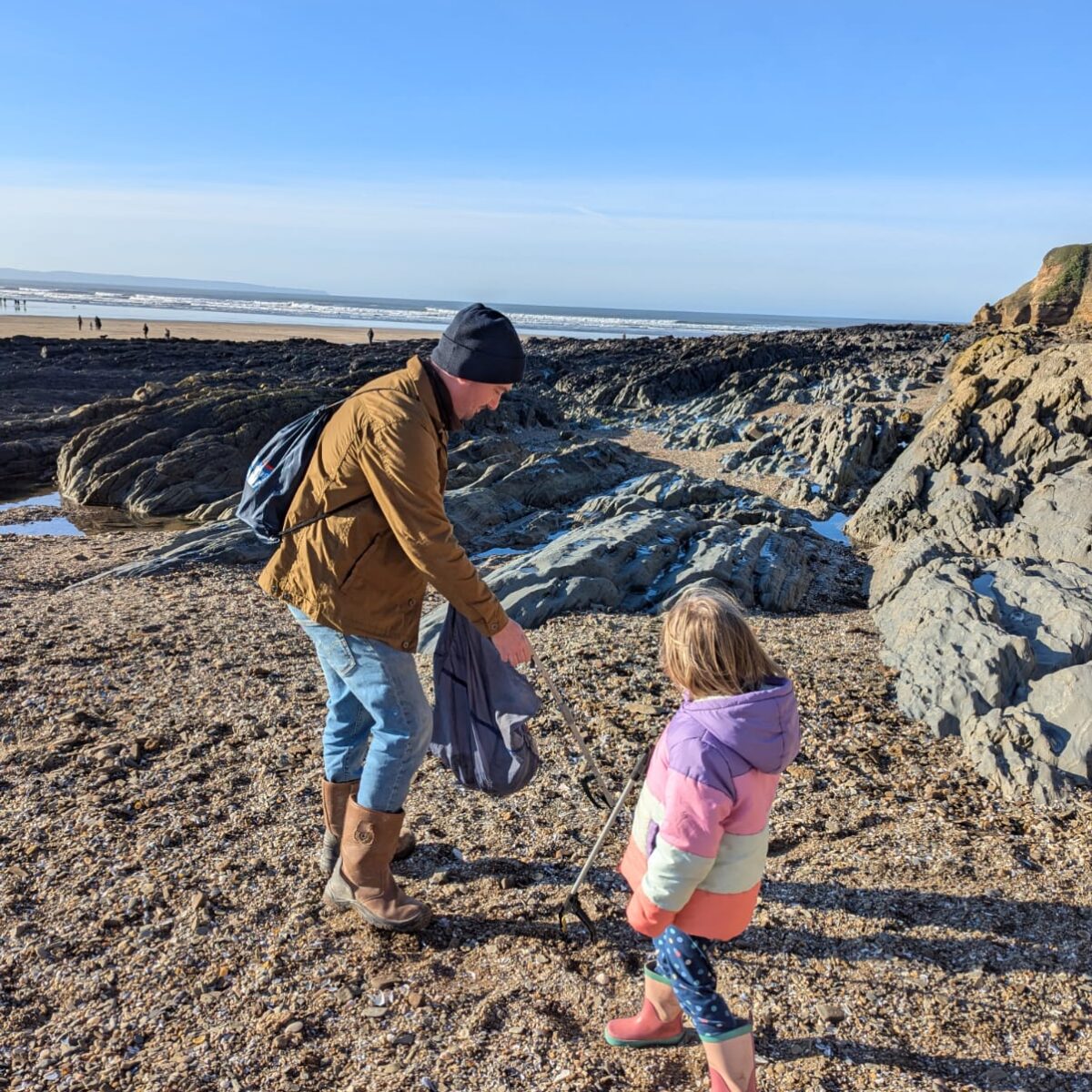 Beach clean and sustainability at Harbour Group Contractors